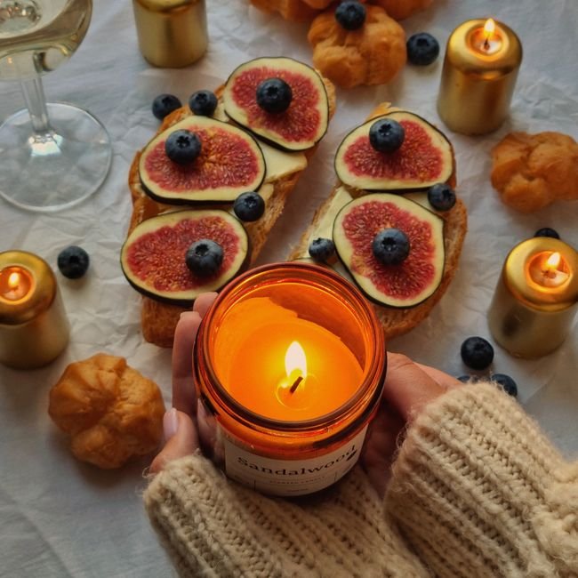 Sandalwood & Amber Pillar